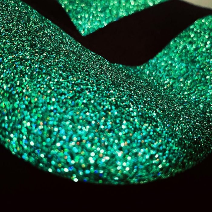 Holo Green Glitter htv