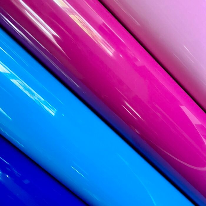 PU Royal blue Blue Fuchsia Pink HTV