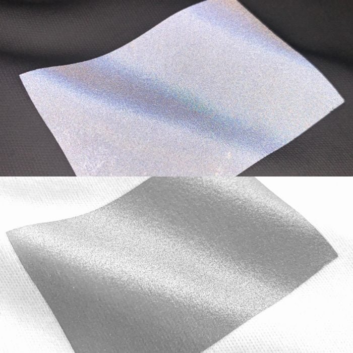 Silver reflective both HTV Reflective