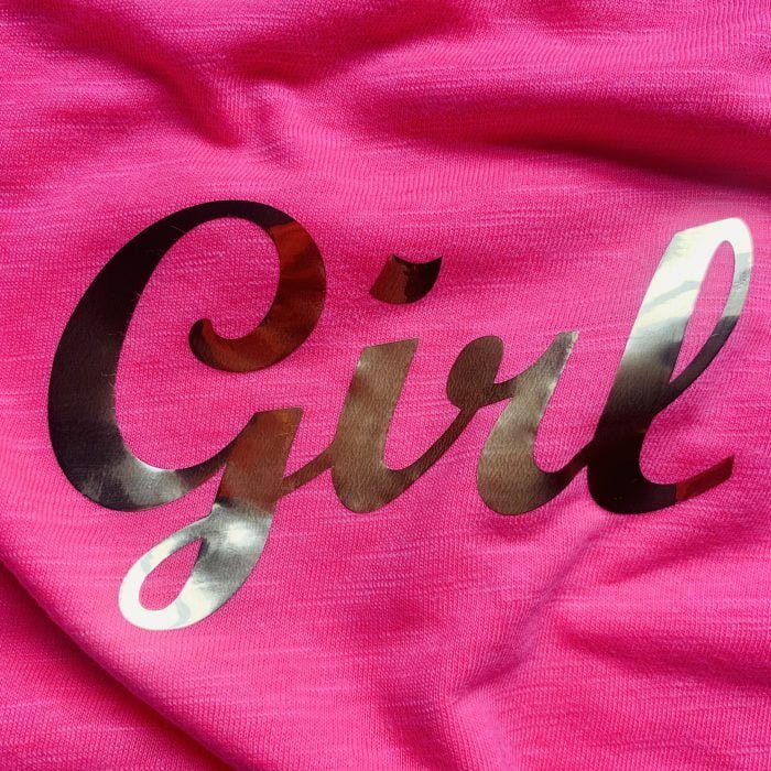 Gold metallic HTV iron on heat transfer vinyl