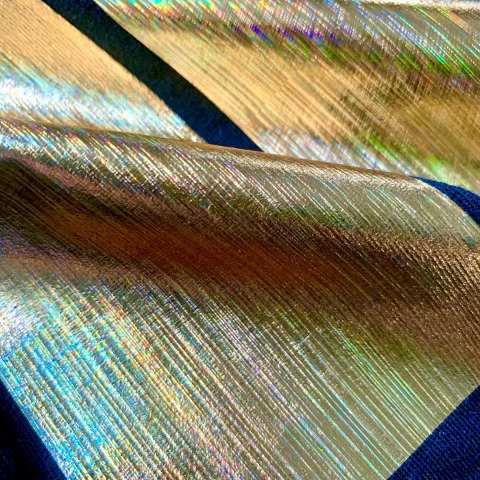 Holo Rain Gold Pattern HTV