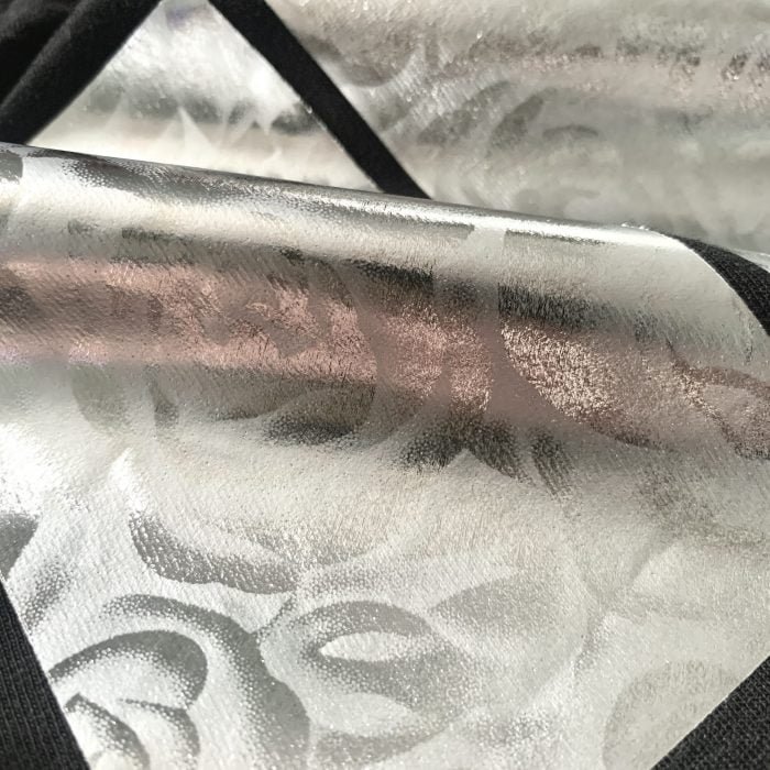 HTV Pattern Rose Silver