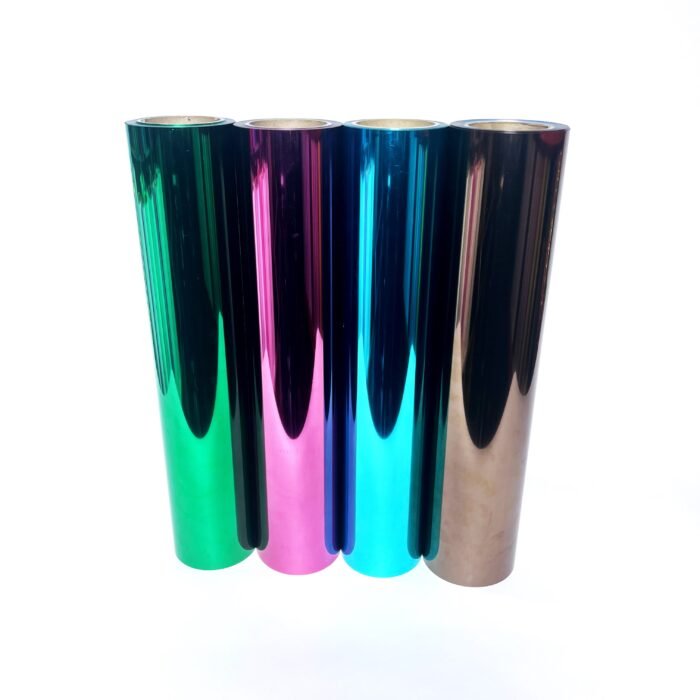 stretch metallic 4 HTV stretch metallic heat transfer iron on vinyl for t-shirt decoration