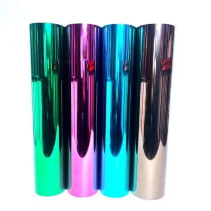 stretch metallic heat transfer iron on vinyl for t-shirt decoration