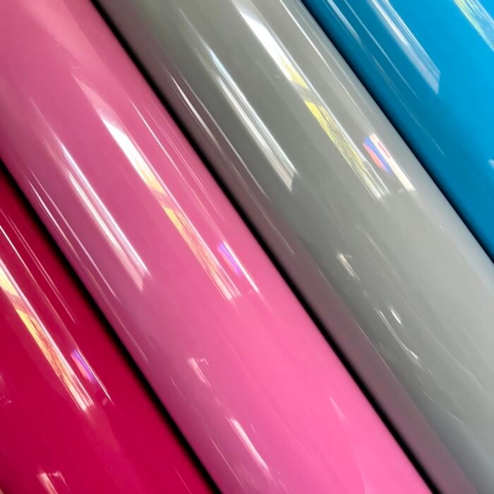 Fuchsia pink Grey Sky Blue PUFF HTV