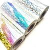 Opal holographic pattern vinyl leopard self adhesive vinyl SAV
