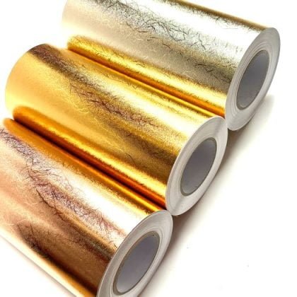 self adhesive sticker vinyl SAV Textured Metallic vinyl cotton SAV