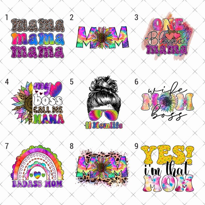 Mummy DTF transfer heat iron on