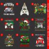 DTF for gamers on christmas t-shirt decoration