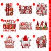 christmas-2 Ho Ho Ho DTF iron on transfer ready to press