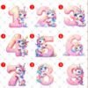 unicorn birthday DTF iron on transfer for garment decoration