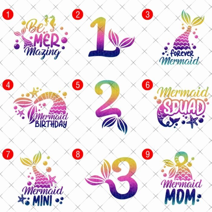 marmaid website Ready To Press Transfers Mermaid DTF Iron On