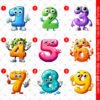 Funny Number DTF 3D cartoon iron on