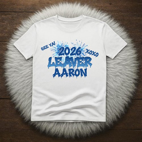 leavers iron on 1-w School leavers DTF Iron on transfer for shirt